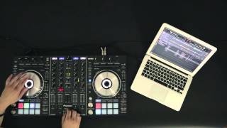 Pioneer DJ DDJSX2 Controller for djay by Algoriddim  Scratch Session [upl. by Bollay962]