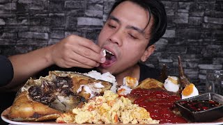 FILIPINO FOOD MUKBANG  BANGUS TORTANG TALONG  HUNGRY MICHAEL [upl. by Phail996]