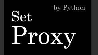 Как установить Proxy  Python [upl. by Eceinaj16]