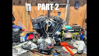 Shovelhead Engine Rebuild Pt 2 [upl. by Kaden]