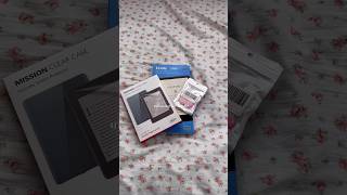 unboxing my kindle🎀 books booktube bookrecs booktok kindle asmr bookworm [upl. by Iroak]