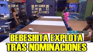 BEBESHITA EXPLOTA TRAS SER NOMINADA LA CASA DE LOS FAMOSOS 4 EN VIVO [upl. by Ioab635]