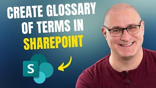 How to create a Glossary of Terms in SharePoint [upl. by Yarahs]