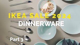 IKEA Lowest Price  bowl set serverware flatware  DINNERWARE  Food Storage ikea shopping 2024 [upl. by Audwin]