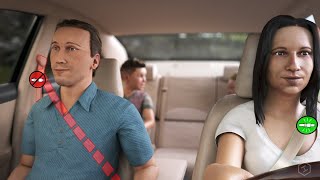 Seat Belts Save Lives FullLength Safety Animation [upl. by Nomelif]