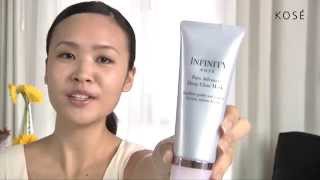 KOSÉ INFINITY Pure Advance Deep Clear Mask [upl. by Weisberg957]