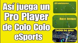 eFootball 2024 jugando contra un Pro papelonero de Colo Colo eSports [upl. by Lartnom]