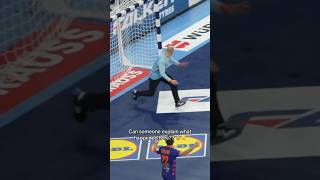 Weird situation in handball 😳🤔 håndbold handball ehfeuro2024 [upl. by Jarin972]