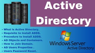 Windows Active Directory Domain Services  Complete Information Domain Join [upl. by Gilliam604]