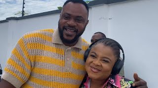 ODUNLADE GREETS OGA BELLO BIMBO ADEMOYE ADENIYI JOHNSON FEMI ADEBAYO OTHERS AT FILM LOCATION [upl. by Solange586]