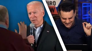 Joe Biden Calls An Iowa Voter Old Fat amp Stupid NOT CLICKBAIT 😂 [upl. by Ahsrop]