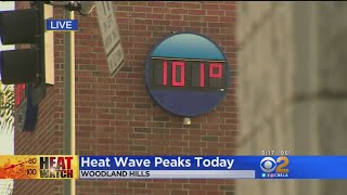 Latest TripleDigit Heat Wave Peaks Tuesday [upl. by Sung]