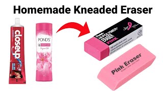 How to make Kneaded Eraser at homeDIY Eraser homemade Kneaded Eraser Moldable Eraser [upl. by Pomfrey]