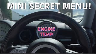 How to view ENGINE TEMP on a MINI COOPER S R56 20072013 [upl. by Petit888]