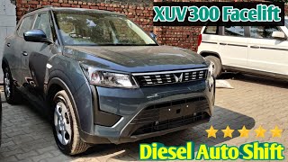 सबसे Safe Automatic Diesel Compact SUV XUV300New XUV300 W6 Facelift2022 Facelift XUV 300 Diesel W6 [upl. by Ikkin]