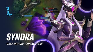 Syndra Champion Overview  Gameplay  League of Legends Wild Rift [upl. by Lathrop]