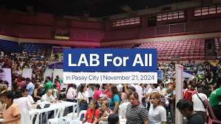 Highlights of the LAB FOR ALL ❤ Event in Pasay [upl. by Caddric]