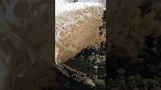 Yema cheesy cake yummy cake yema cheese satisfying video shorts [upl. by Eldnik]