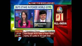 Talwalkars Buys Stake In Power World Gyms  Oct 23 [upl. by Raclima]