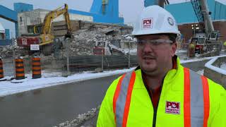 Priestly takes on a dangerous demolition at the Goderich Salt Mine [upl. by Ima]