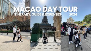 MACAU DAY TOUR 🇲🇴 Itinerary Guide amp Expenses free ferry ride from Hong Kong to Macau  We The TZN [upl. by Bruell493]