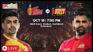 Pro Kabaddi Season 11  Telugu Titans Vs Bengaluru Bulls  Match  1 amp 2  Live Score [upl. by Aylmer]