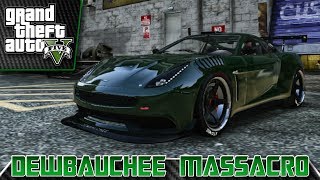 Grand Theft Auto V  Dewbauchee Massacro Aston Martin Vanquish CUSTOMIZATION  GAMEPLAY [upl. by Nema16]