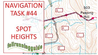 Navigation Task 44 mapreading contourlines [upl. by Curren]