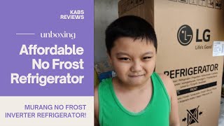 UNBOXING LG GRB202SQBB REFRIGERATOR  NO FROST INVERTER  KABS REVIEWS [upl. by Warms]