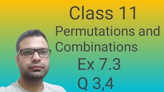 Permutation and Combination  Class 11 CBSE Maths  Chapter 7  Ex 73 Q 34 math ka jugad [upl. by Okikuy]