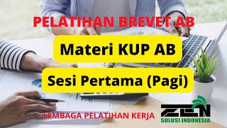 Pelatihan Pajak Brevet AB  Materi KUP  Sesi Pertama Pagi brevet pelatihanpajak pajakonline [upl. by Primavera973]