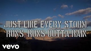 Gary Allan  Every Storm Runs Out Of Rain  Lyric Video [upl. by Carisa]