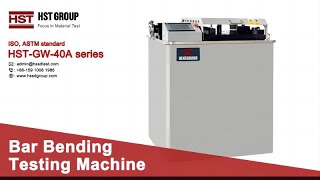 How to use HST GW40 Series Steel bar bending testing machine [upl. by Marx]