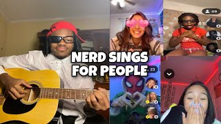 Nerd Sings For Random People Yubo [upl. by Chainey]