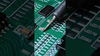 SMD capacitor soldering technique [upl. by Lacee37]