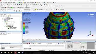 Tutorial Explicit Dynamics in Ansys 18  Explosion grenade Part 1 [upl. by Neysa426]