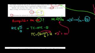 MICROECONOMICS I How To Find The Market Equilibrium With Cournot Duopoly I Reaction Functions [upl. by Eiznekcm484]