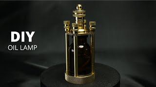 DIY Steampunk Oil Lantern  How To Make 2021 [upl. by Htennaj]