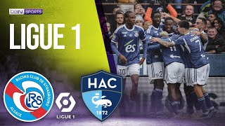 Strasbourg vs Le Havre AC  LIGUE 1 HIGHLIGHTS  12102023  beIN SPORTS USA [upl. by Oinotnaesoj]