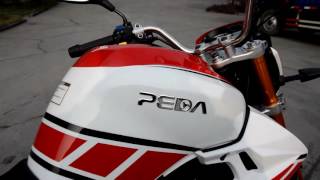 PEDA MOTOR N6 3 250cc new Italian styling water cooling racing bikeEEC motorcycle [upl. by Reteid]