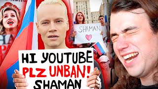 Z singer SHAMAN starts Worst Protest in Russia 🇷🇺 [upl. by Ezekiel]