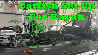 Kayak catfishing set up [upl. by Ase]