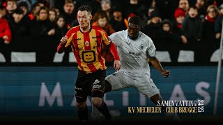 S2425  Speeldag 17  KV Mechelen vs Club Brugge [upl. by Ronaele]