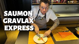 RECETTE DE NORBERT  SAUMON GRAVLAX EXPRESS [upl. by Rases]