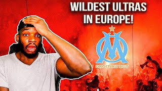 AMERICAN REACTS TO OLYMPIQUE DE MARSEILLE ULTRAS  BEST MOMENTS [upl. by Bough283]