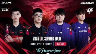 WE VS AL  LGD VS TT  FPX VS UP  Week 1 Day 5  LPL Summer Split 2023 [upl. by Aitercul497]