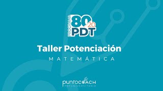 Taller de Potenciación PDT  Logaritmos [upl. by Rubin]