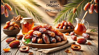 🌴 Double Date Organic Dates Medjool  Best Medjool Dates Organic Fresh Pitted 🌴 [upl. by Selyn]