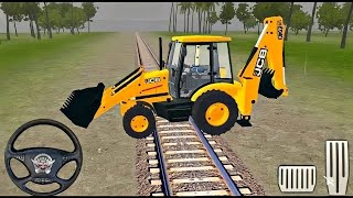 JCB 3DX BACKHOE LOADER AND TRACTOR DRIVING LIVE STREAM [upl. by Elazaro]