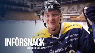 Victor Sjöholm inför HV71Leksands IF [upl. by Neerak234]